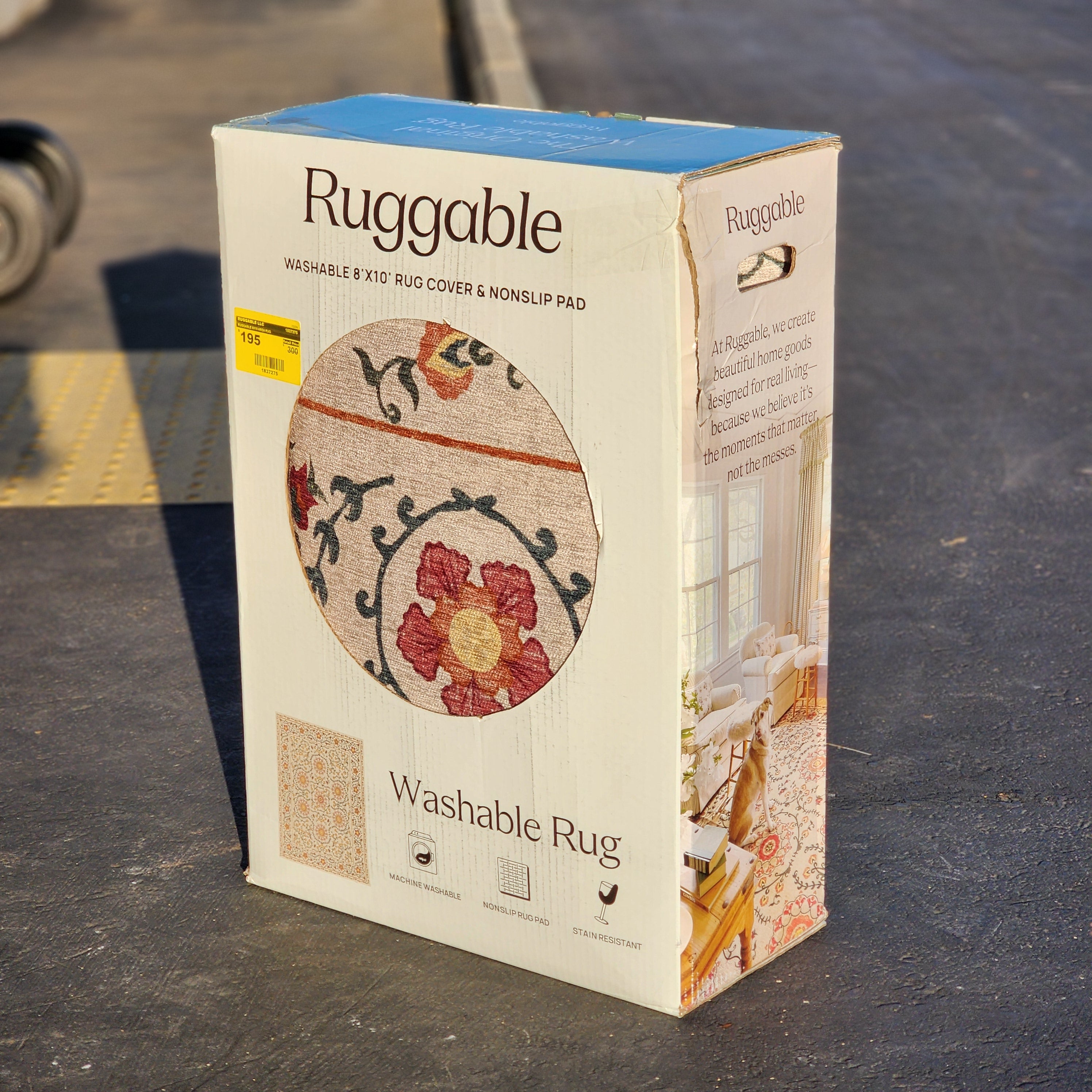 RUGGABLE 8X10 AREA RUG RUGGABLE 8X10 AREA RUG